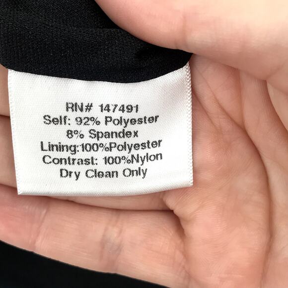 Katie May A Cut Above Gown M Asymmetric Mesh Cutout One Shoulder High Slit NWT - Picture 7 of 13